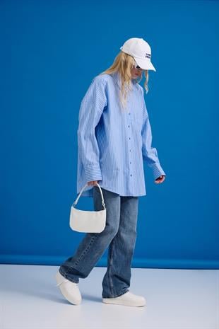 İrina Cepli Oversize Gömlek 