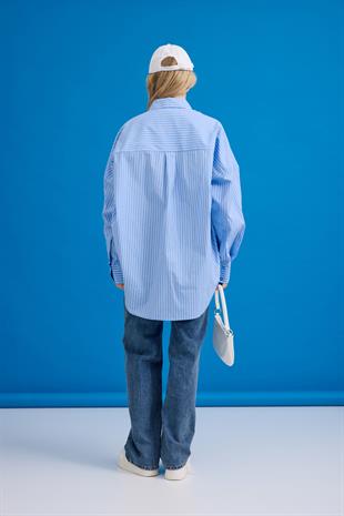 İrina Cepli Oversize Gömlek 