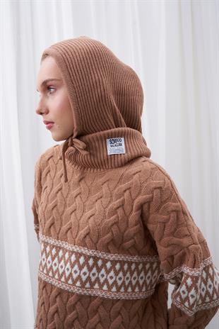 KAPÜŞONLU BERE - CAMEL