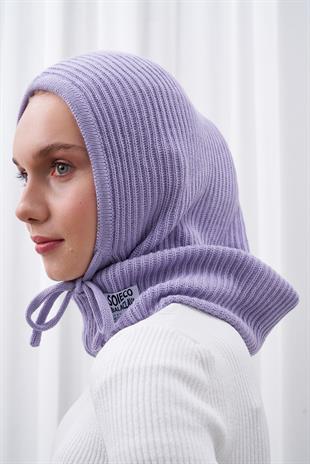 KAPÜŞONLU BERE - LİLA