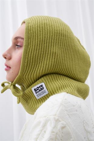 KAPÜŞONLU BERE - YEŞİL