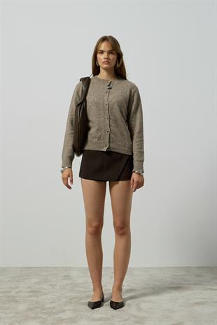 Katya Simli Hırka - Vizon