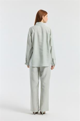 Kewin Modal Palazzo Pantolon - Gri