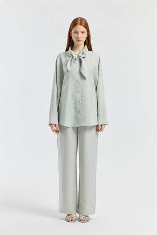 Kewin Modal Palazzo Pantolon - Gri