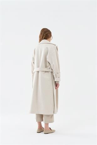 LARA BUKLET KABAN - KREM