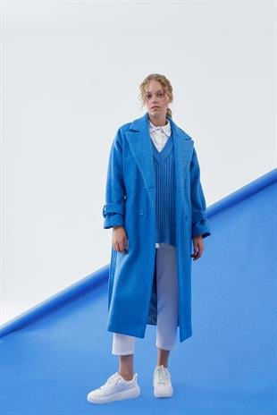 LARA BUKLET KABAN - MAVİ