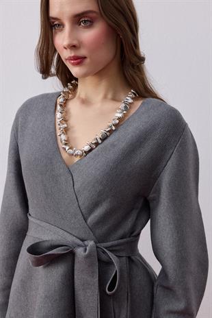 Lavinya Peplum Detaylı Triko Blazer