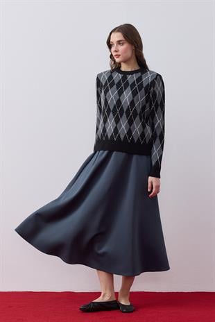 Lissa Baklava Desenli Kazak