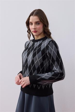 Lissa Baklava Desenli Kazak