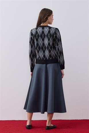 Lissa Baklava Desenli Kazak