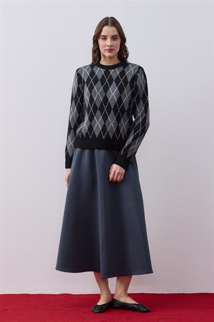 Lissa Baklava Desenli Kazak