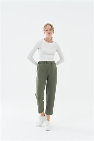 LİZA SCUBA PANTOLON - HAKİ