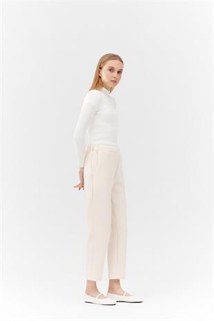 LİZA SCUBA PANTOLON - EKRU