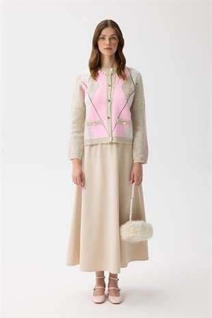 Lola Baklava Desen Hırka 