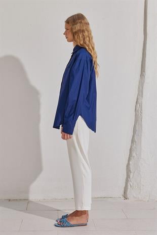 Louis Basic Cotton Gömlek - Lacivert