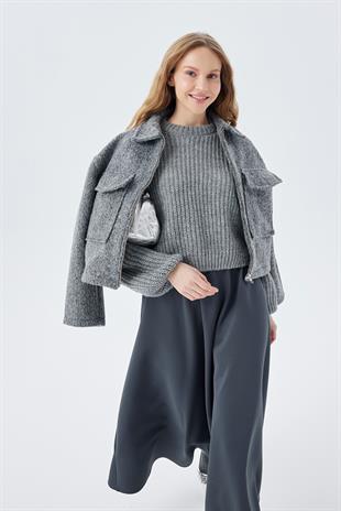 MADRİD KAŞE CEKET - ANTRASİT