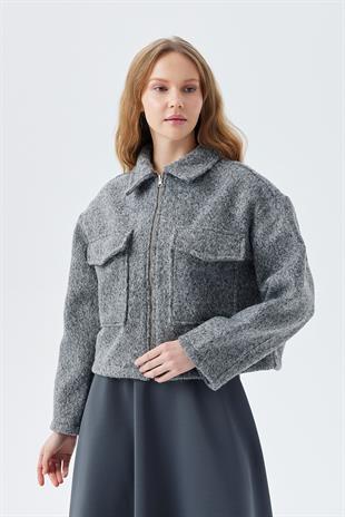 MADRİD KAŞE CEKET - ANTRASİT