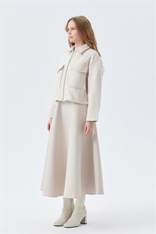 MADRİD KAŞE CEKET - BEJ