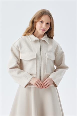 MADRİD KAŞE CEKET - BEJ