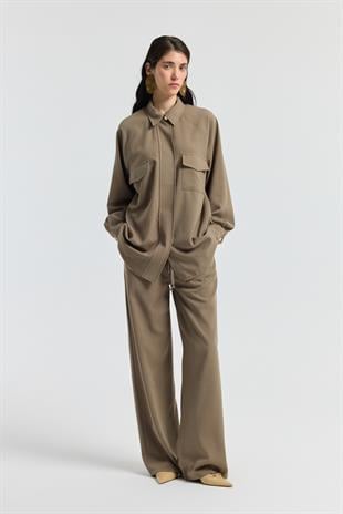 Maisy Biye Kemerli Takım - Vizon 