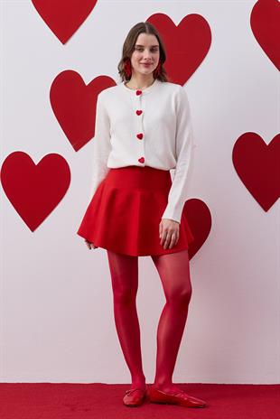 Marcella Kalp Düğmeli Kazak