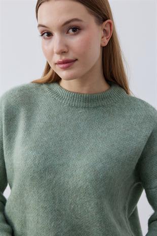 Maren Basic Kazak- Mint Yeşil 