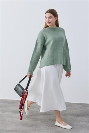 Maren Basic Kazak- Mint Yeşil 