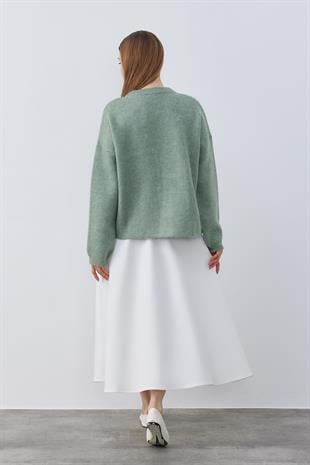 Maren Basic Kazak- Mint Yeşil 