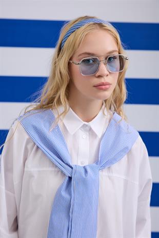 Mario Atkılı Poplin Gömlek - Lacivert