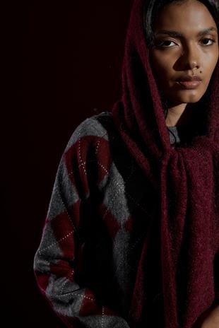 Mars Baklava Desen Kazak- Antrasit