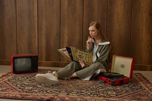 Mattea Yakalı Garnili Modal Takım - Yeşil