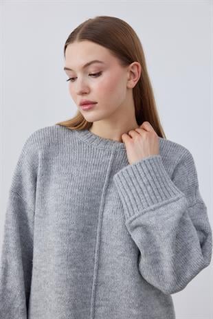 Milan Biyeli Basic Kazak- Gri