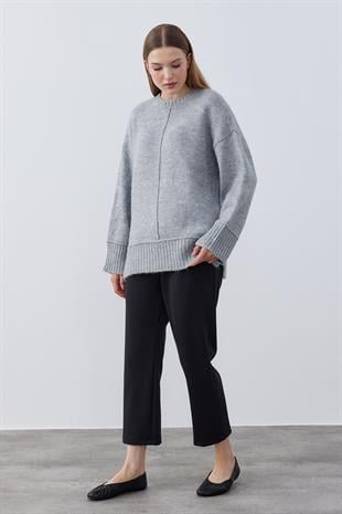 Milan Biyeli Basic Kazak- Gri