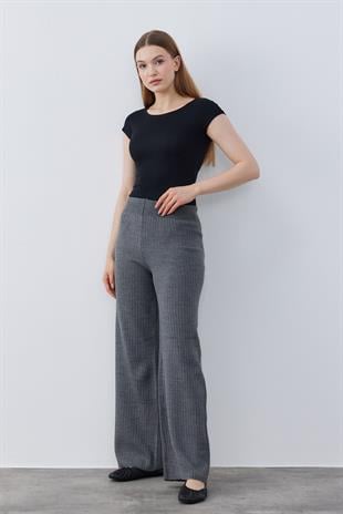 Milla Fitilli Triko Pantolon- Antrasit