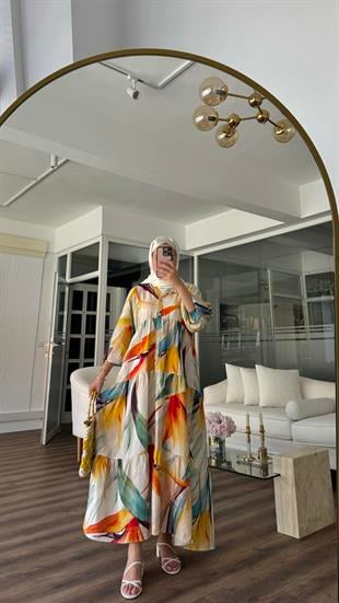 MOSCA ELBİSE - BEYAZ