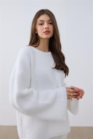 Naia Angora Kazak- Beyaz