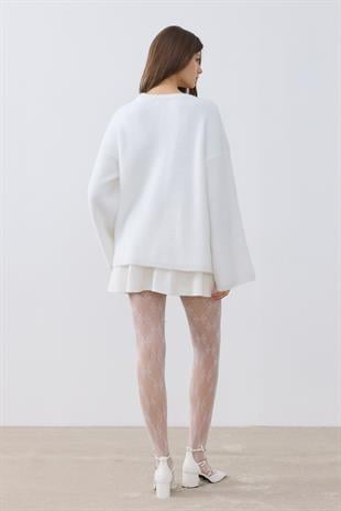 Naia Angora Kazak- Beyaz