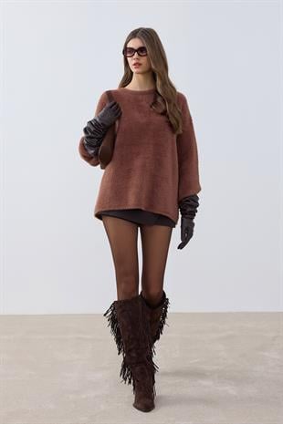 Naia Angora Kazak- Kahverengi 