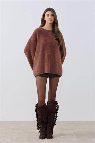 Naia Angora Kazak- Kahverengi 