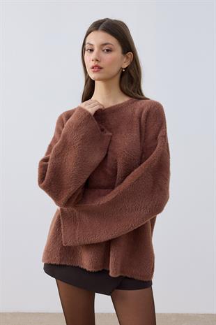 Naia Angora Kazak- Kahverengi 