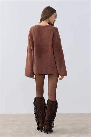 Naia Angora Kazak- Kahverengi 