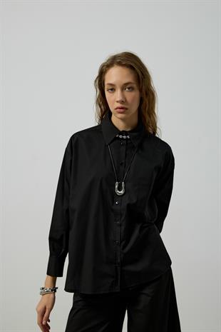 Noah Basic Poplin Takım - Siyah