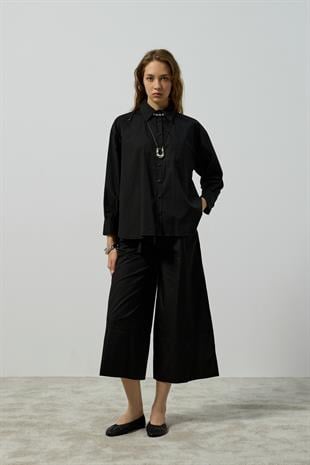 Noah Basic Poplin Takım - Siyah