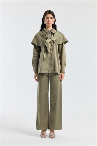 Noella Pelerin Saten Takım - Çağla