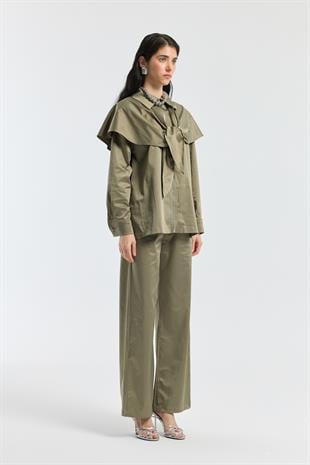 Noella Pelerin Saten Takım - Çağla