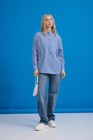 Odessa Basic Çizgili Gömlek 
