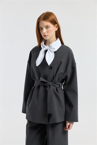 Ophelia Kuşaklı Kaban - Antrasit