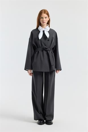 Ophelia Kuşaklı Kaban - Antrasit