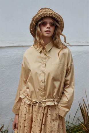 Pansy Cotton Gömlek - Camel