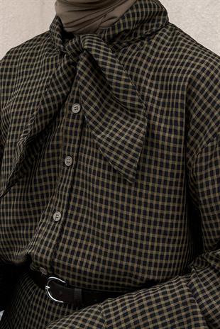 Paris Fular Yaka Pötikare Takım - Hardal